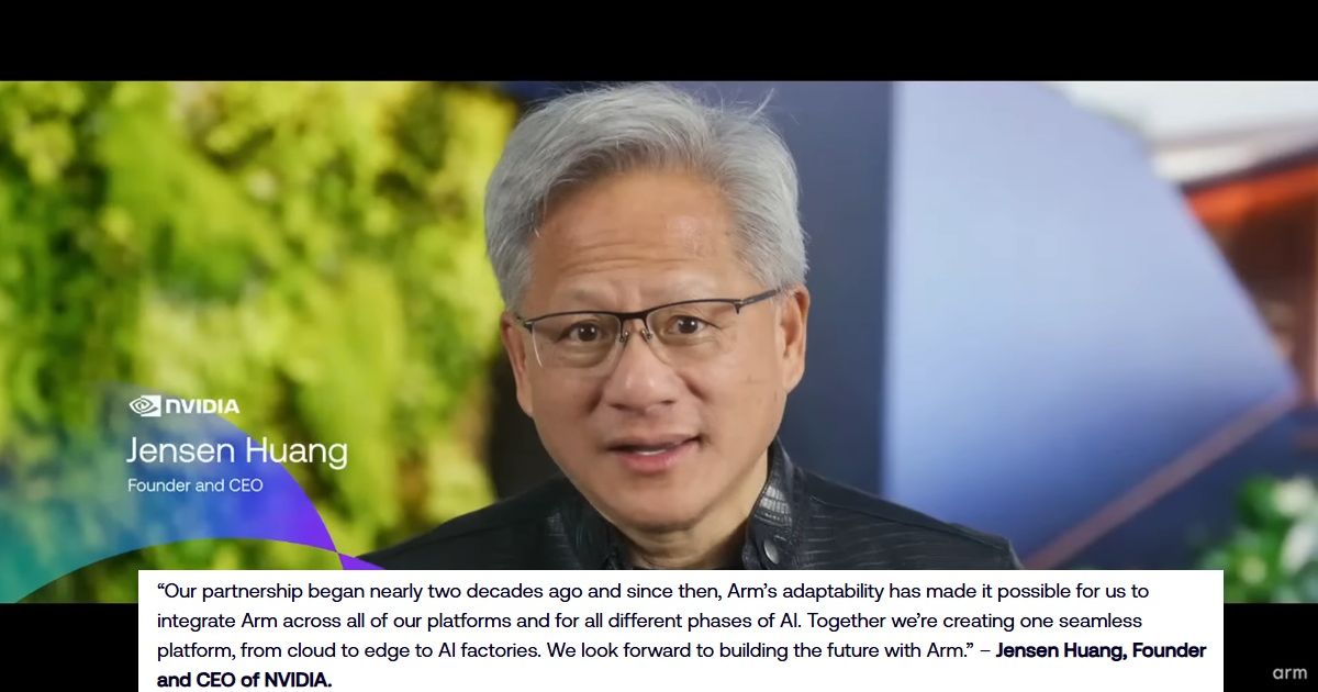 Arm AGI CPU實體晶片破例問世：黃仁勳站台背後，AI晶片生態系的深層角力