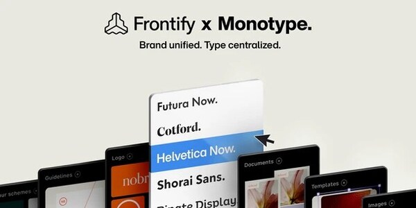 告別平台切換！Monotype Fonts整合Frontify，品牌字體管理效率大躍進