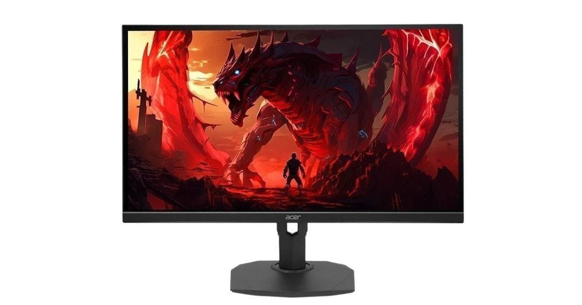 Acer XF273U X1電競螢幕殺出甜甜價！27吋2K、200Hz僅3999元，直立功能添彈性