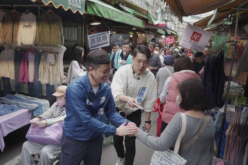 凌濤力挺鄧凱勛強攻板橋！新北議員選戰聚焦「在野合作」，劍指2026、2028